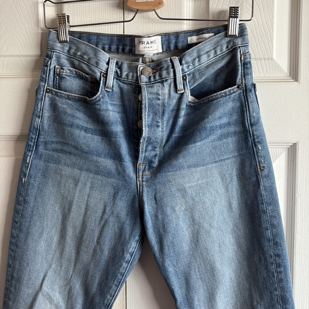 •Frame Denim Women’s Le Original Blue Jeans in Middleton